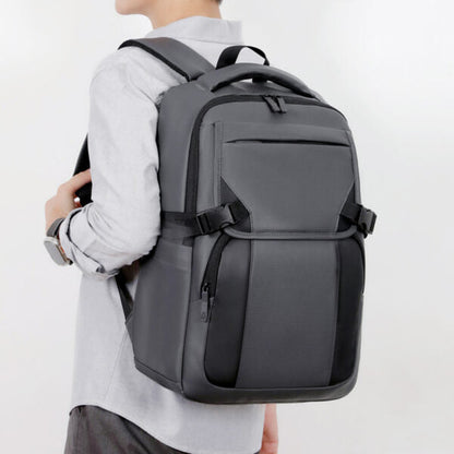 Sac à Dos Urbain pour Hommes Solide et Confortable 26003 Gris – حقيبة ظهر رجالية