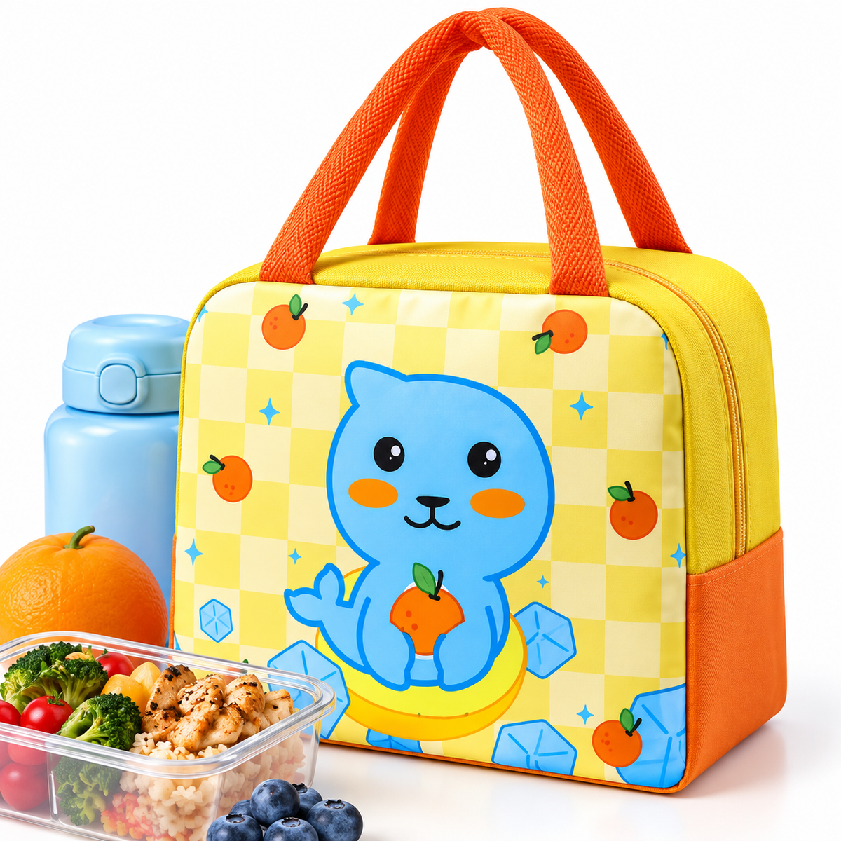 Sac à Déjeuner Isotherme Motif Kawaii | حقيبة غداء معزولة بتصميم كواي