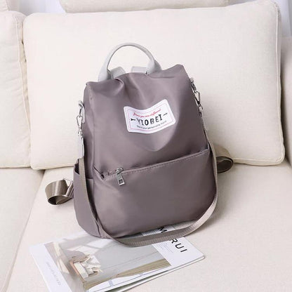 Sac à dos oxford Antivol étanche Pour Femme - Gris