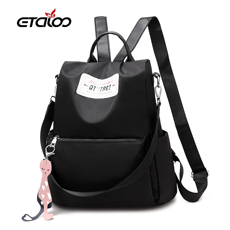 Sac à dos oxford Antivol étanche Pour Femme – Noir تنزوت
