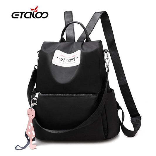 Sac à dos oxford Antivol étanche Pour Femme – Noir تنزوت
