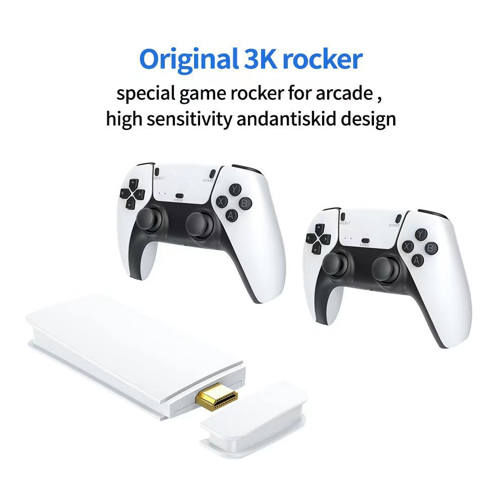 M15 Game Stick Pro Console de jeu vidéo 4k Rétro +20000 Jeux classiques HD 4K avec 2 manette sans fil
