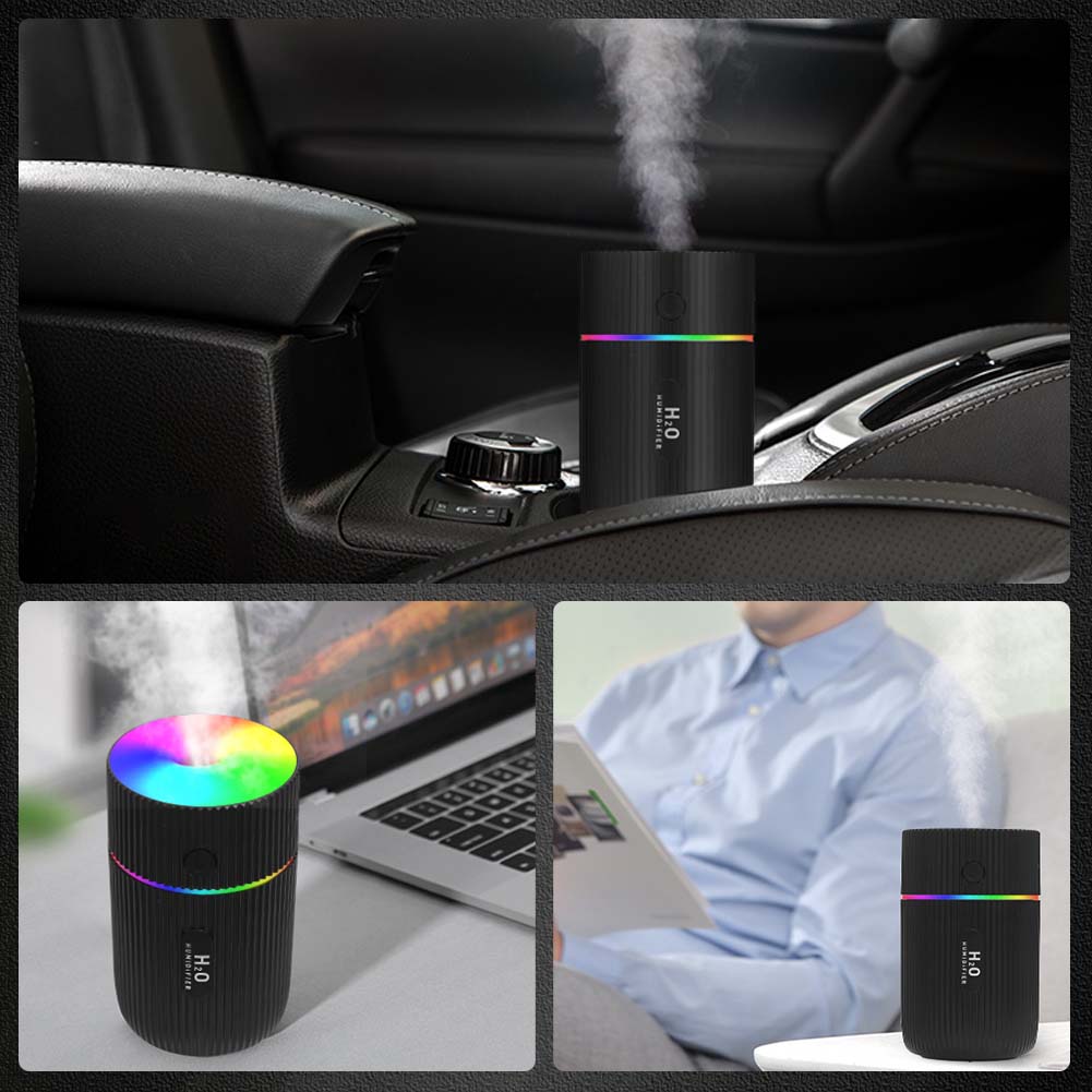 Humidificateur Ultrasonic Rgb capacité de 220 ml 2 Modes diffuseur
