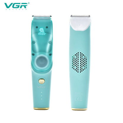 Tondeuse à cheveux à aspiration automatique pour bébé avec affichage numérique ultra-silencieuse