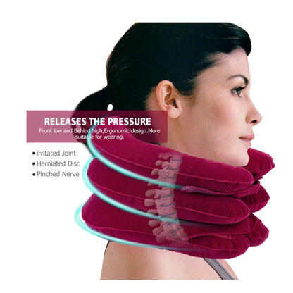 Coussin Cervical Gonflable a 3 niveaux