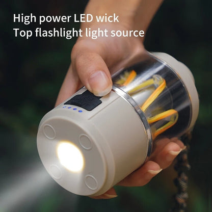 Lanterne Led Portable d'extérieur avec chargement de Type C, Power Bank, lampe de tente, fonction batterie externe