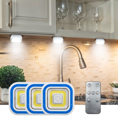 Pack 3 Spot LED intelligents avec télécommande ultra-lumineux – طقم مصابيح مع يد تحكم تنزوت