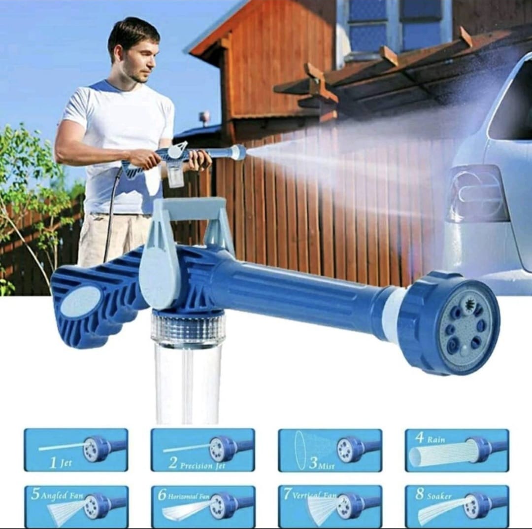 Pistolet 8en1 de pulvérisation d'eau de lavage de voiture - تنزوت