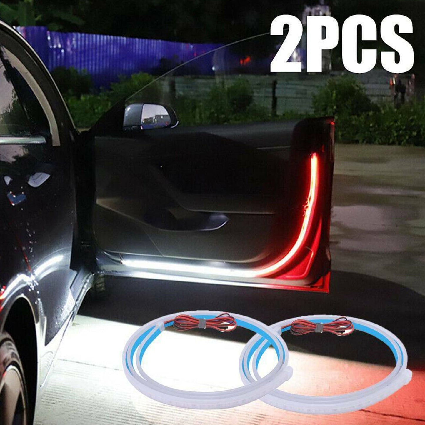 feux d’avertissement de porte voiture led anti collision 2 pcs - تنزوت
