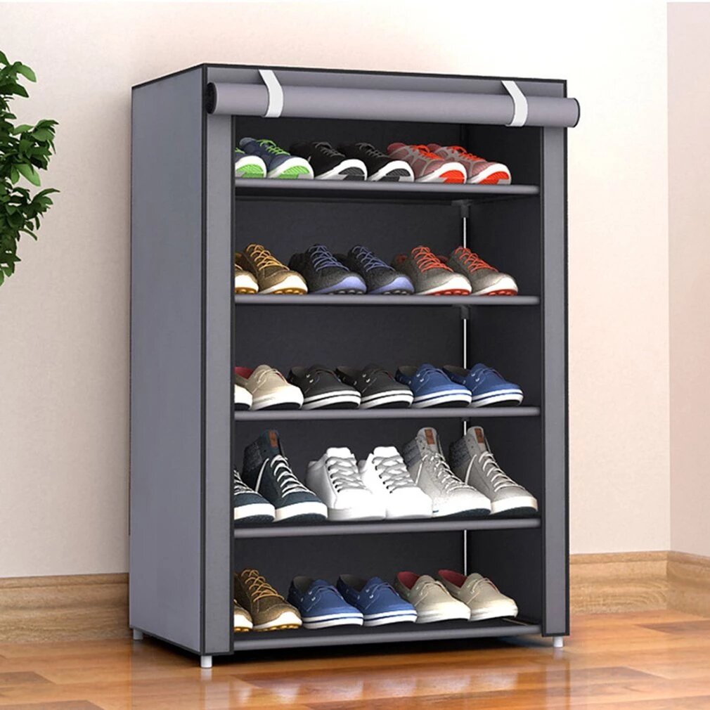 Armoire Chaussures 5 niveaux étagères 15 paires ou plus très pratique pour Salon, Chambre et Entrée تنزوت