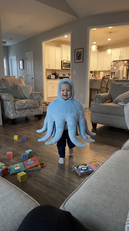 Costume Bébé Pieuvre Doux et Confortable – زيّ أطفال على شكل أخطبوط ناعم ومريح
