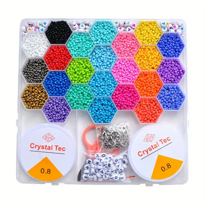 Ensemble de fabrication de bijoux Pour enfant 24 grilles en forme de ruche d'abeille