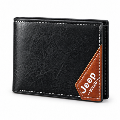 Portefeille Jeep Buluo V7 pour Homme Multi-Poches en Simili Cuire - محفظة نقود وبطاقات