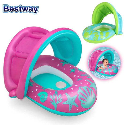 Bouée Gonflable pour enfants avec toit de protection UV Bestway 34091 – عوامة مائية للأطفال تنزوت