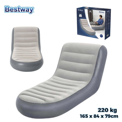Bestway Chaise Longue Confortable Soft Top Portable 75064 تنزوت