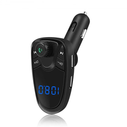 Transmetteur FM Modulateur pour Voiture - Affichage Numérique, Lecteur USB et Carte TF Charge Rapide - جهاز بث وتعديل ترددات للسيارة مع شاشة رقمية