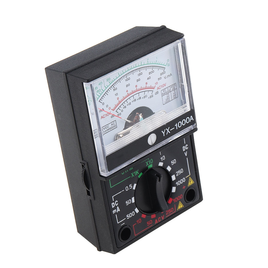 Multimètre Portable avec une paire de stylos de Test pour mesurer la tension DC AC et le courant continu YX-1000A