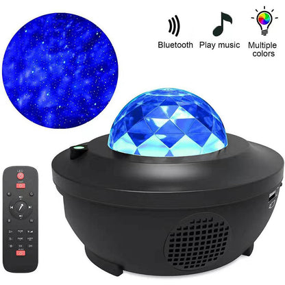 Projecteur Galaxie 3D Laser Bluetooth + haut-parleur USB