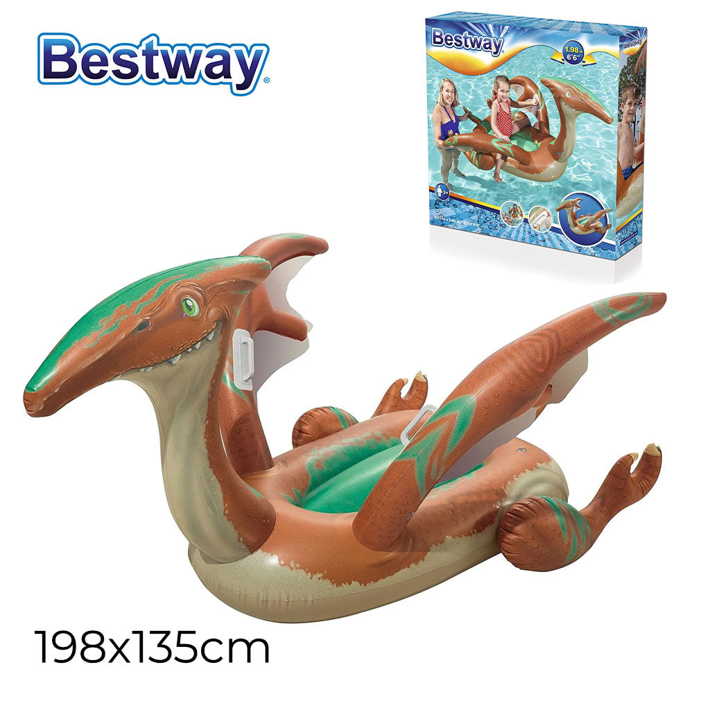 Bouée Gonflable Dinosaur Pour Enfants 135 x 198 cm Bestway #41105 تنزوت