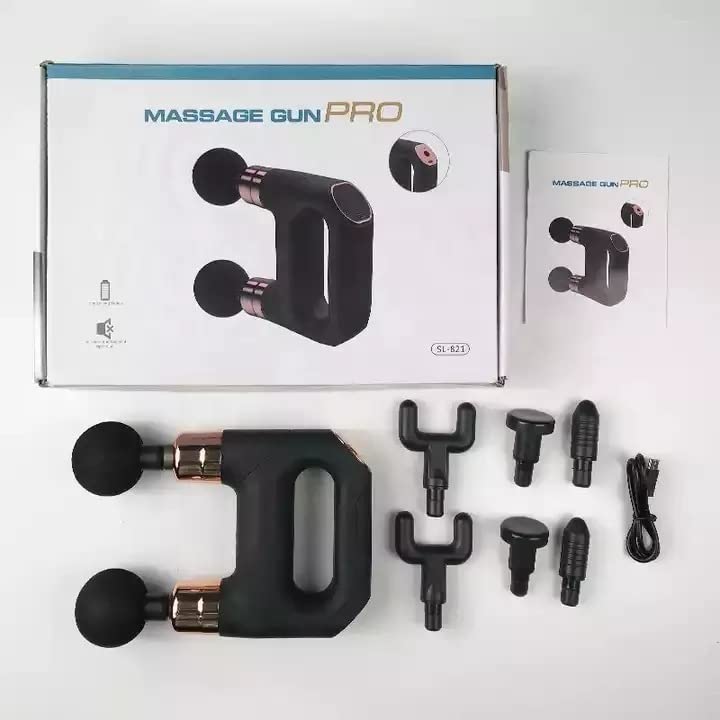 Masseur électrique double têtes 6 vitesses réglables