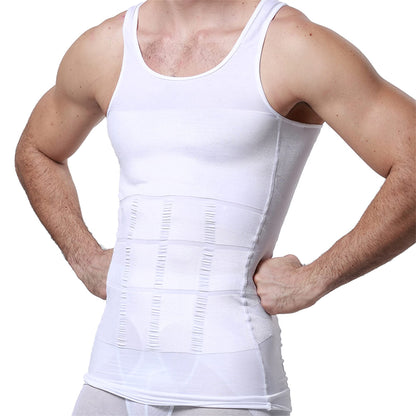 Compression Shaper Homme Anti-Gynécomastie et Amincissant - قميص ضاغط رجالي لتنحيف الجسم وإخفاء التثدي