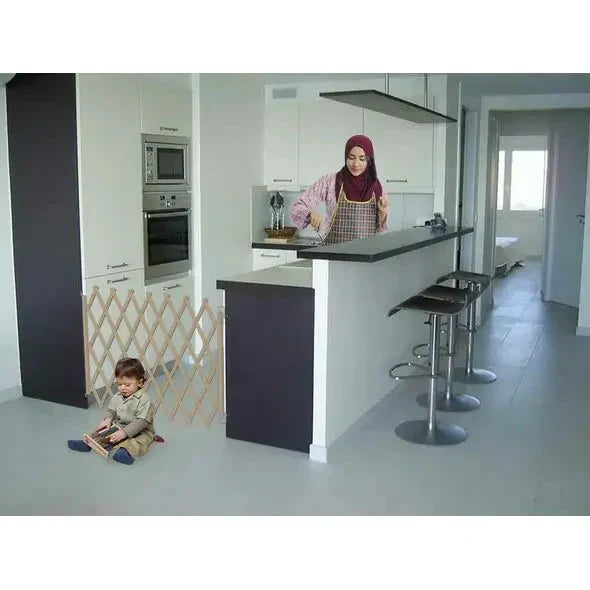 Barrière de sécurité pliable en bois pour Enfant - حاجز حماية للأطفال متعدد الإستعمالات