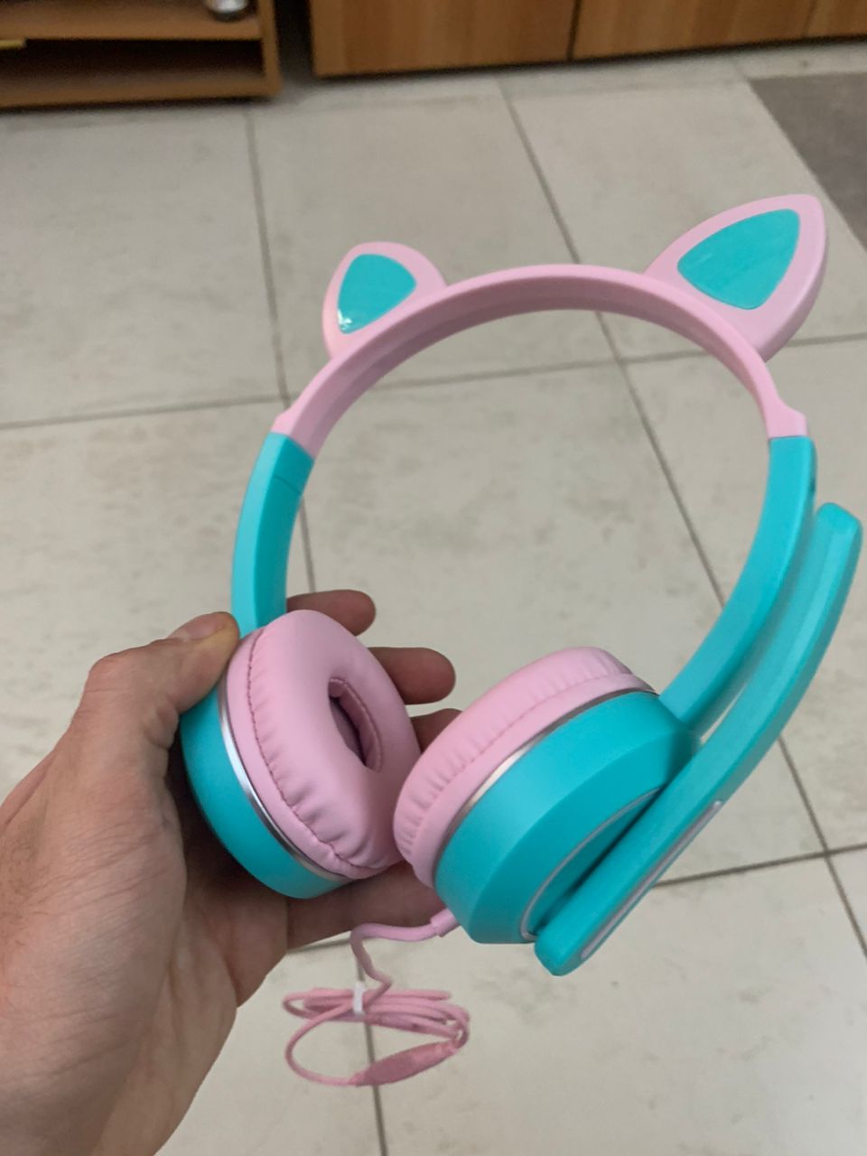 Casque Oreilles de chat Bluetooth avec micro AKZ-024