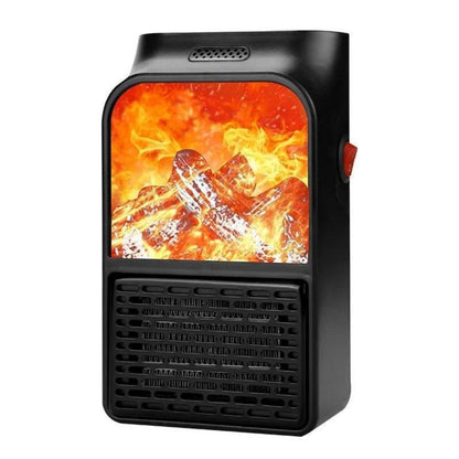 Chauffage Électrique Portable avec Effet Flamme 3D – مدفأة كهربائية محمولة بتأثير اللهب ثلاثي الأبعاد