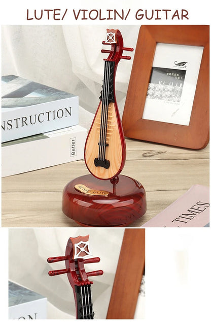 Mini instrument de musique rétro OUD, boîte à musique Décoration