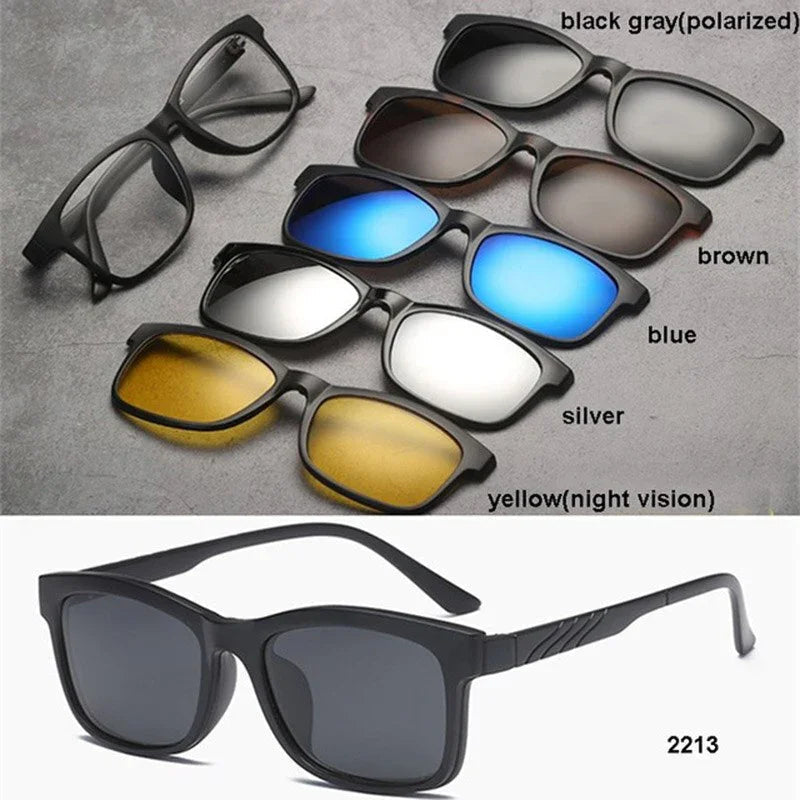 Lunette 6 En 1 2202A Optique / Soleil / Nuit