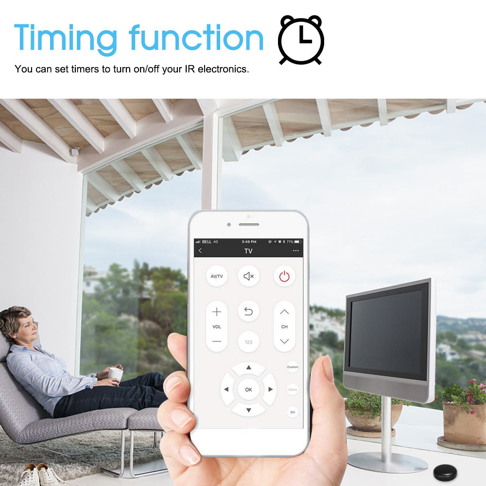 Télécommande universelle intelligente Wifi-IR (2.4ghz) hub de contrôle compatible avec Alexa Google Home -Tuya Smart Life