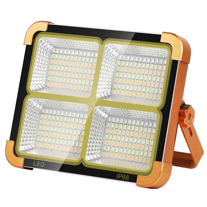 Projecteur Solaire étanche Rechargeable 4 modes Déclairage Power-Bank 1000W