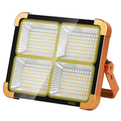 Projecteur Solaire étanche Rechargeable 4 modes Déclairage Power-Bank 1000W