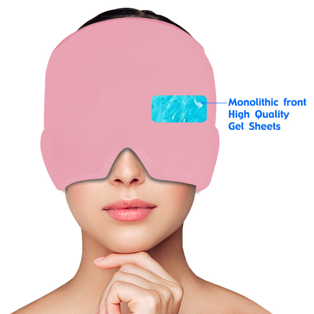 Chapeau de soulagement des maux de tête en Gel extensible