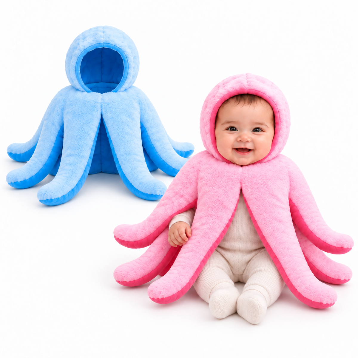 Costume Bébé Pieuvre Doux et Confortable – زيّ أطفال على شكل أخطبوط ناعم ومريح