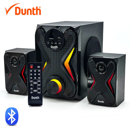 Haut-Parleur DUNTH 8000 W LED BT/AUX/USB/FM Radio DU-SP833 – مكبر صوت إحترافي أصلي