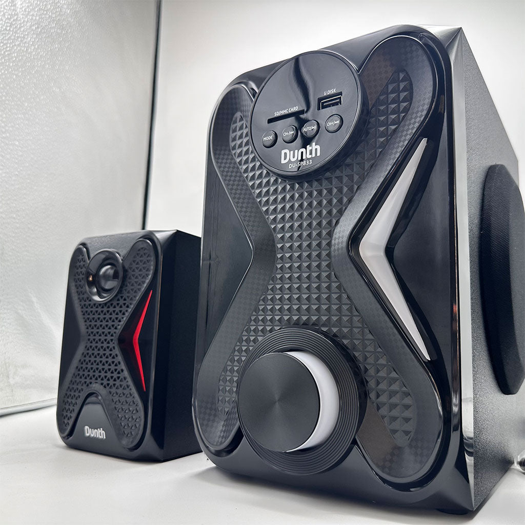Haut-Parleur DUNTH 8000 W LED BT/AUX/USB/FM Radio DU-SP833 – مكبر صوت إحترافي أصلي
