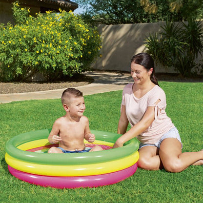 Piscine Gonflable Arc-en-Ciel 102 cm x 25 cm Bestway #51104