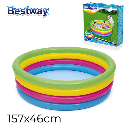 Piscine Gonflable Arc-en-Ciel 157 cm x 46 cm Bestway #51117 تنزوت