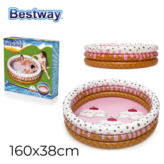 Piscine Gonflable Pour Enfants Donut 160 cm x 38 cm Bestway #51144 تنزوت