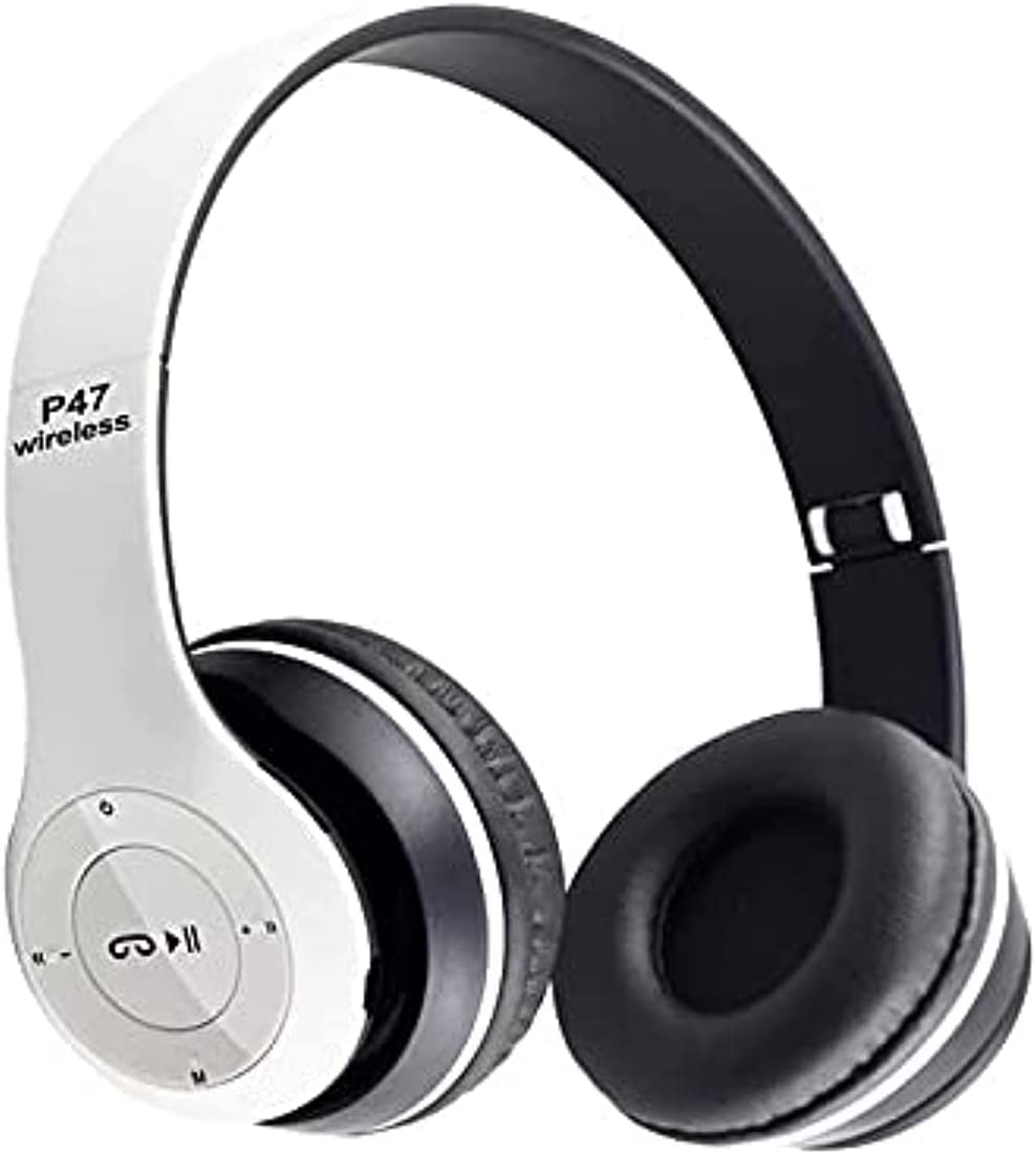 Casque Audio Stereo Bluetooth sans fil modèle P47 pliable