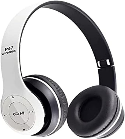 Casque Audio Stereo Bluetooth sans fil modèle P47 pliable