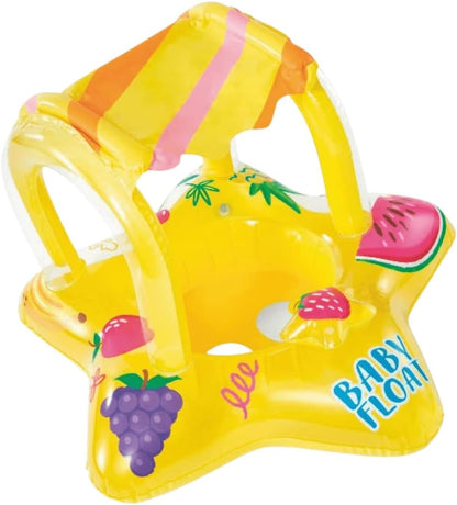 Intex Bouee enfant Avec un auvent intégré pour se protéger des rayons du soleil 56573NP