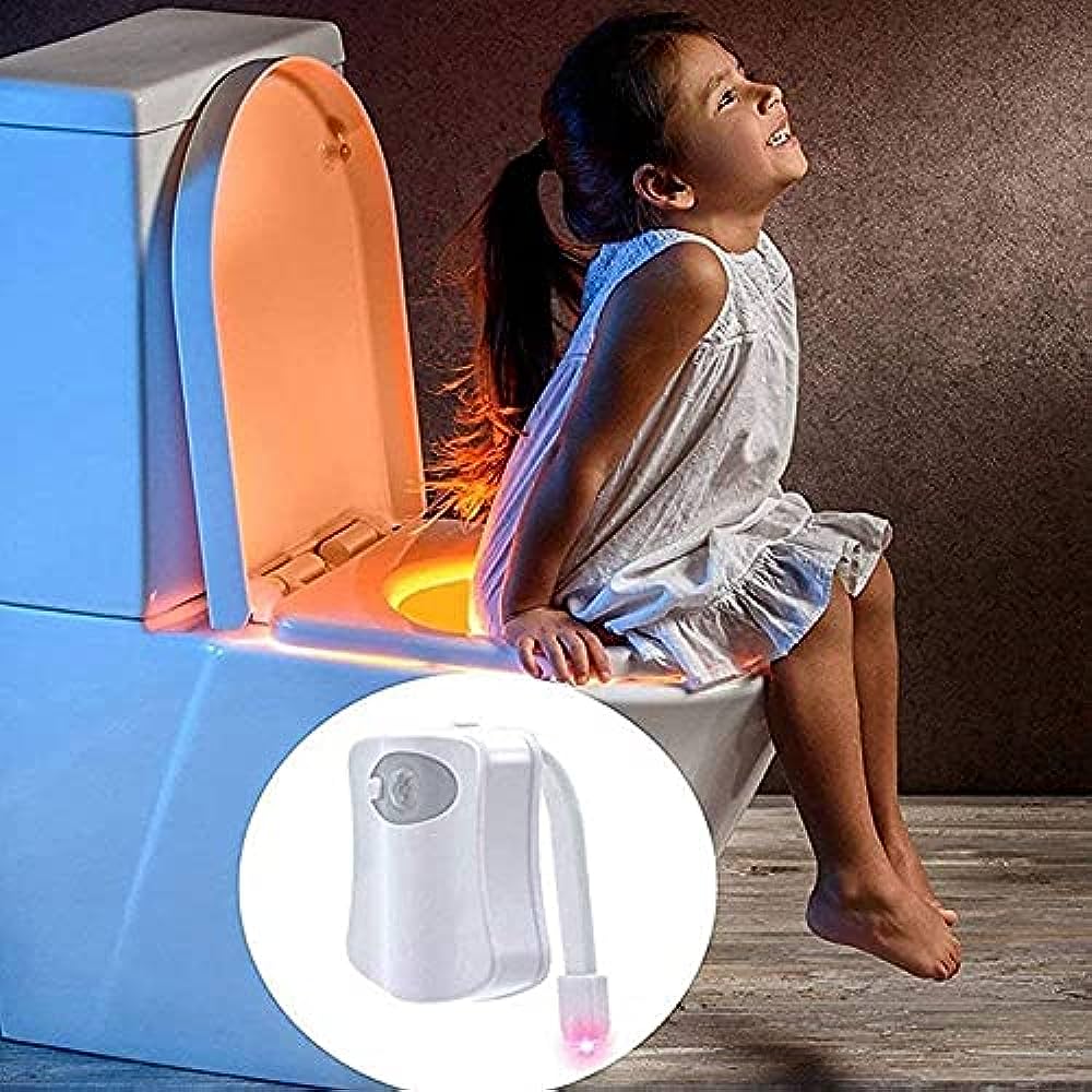 Lampe LED Décorative Étanche avec Capteur de Mouvement pour Toilettes