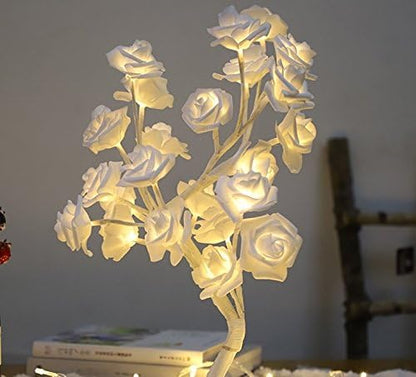 Lampe a chevet en forme D'Arbre à Fleur Lumineux