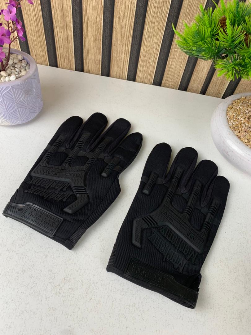 PACK Casque Moto avec Lunettes Amovibles + Gants Anti-dérapants avec conception d’amortissement