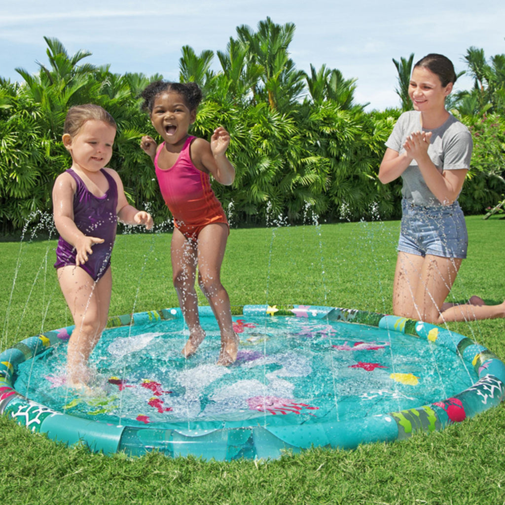Pataugeoire Gonflable Avec Fontaine Pour Enfants 165 cm Bestway #52487