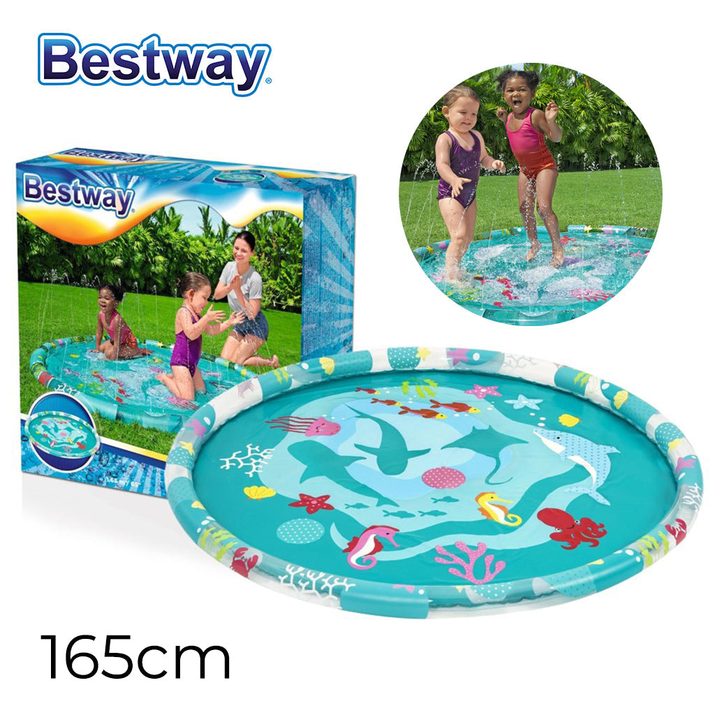 Pataugeoire Gonflable Avec Fontaine Pour Enfants 165 cm Bestway #52487 تنزوت
