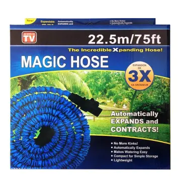 Magic hose Tuyau Arrosage Extensible et flexible 22.5M avec Pistolet à eau 7 jets