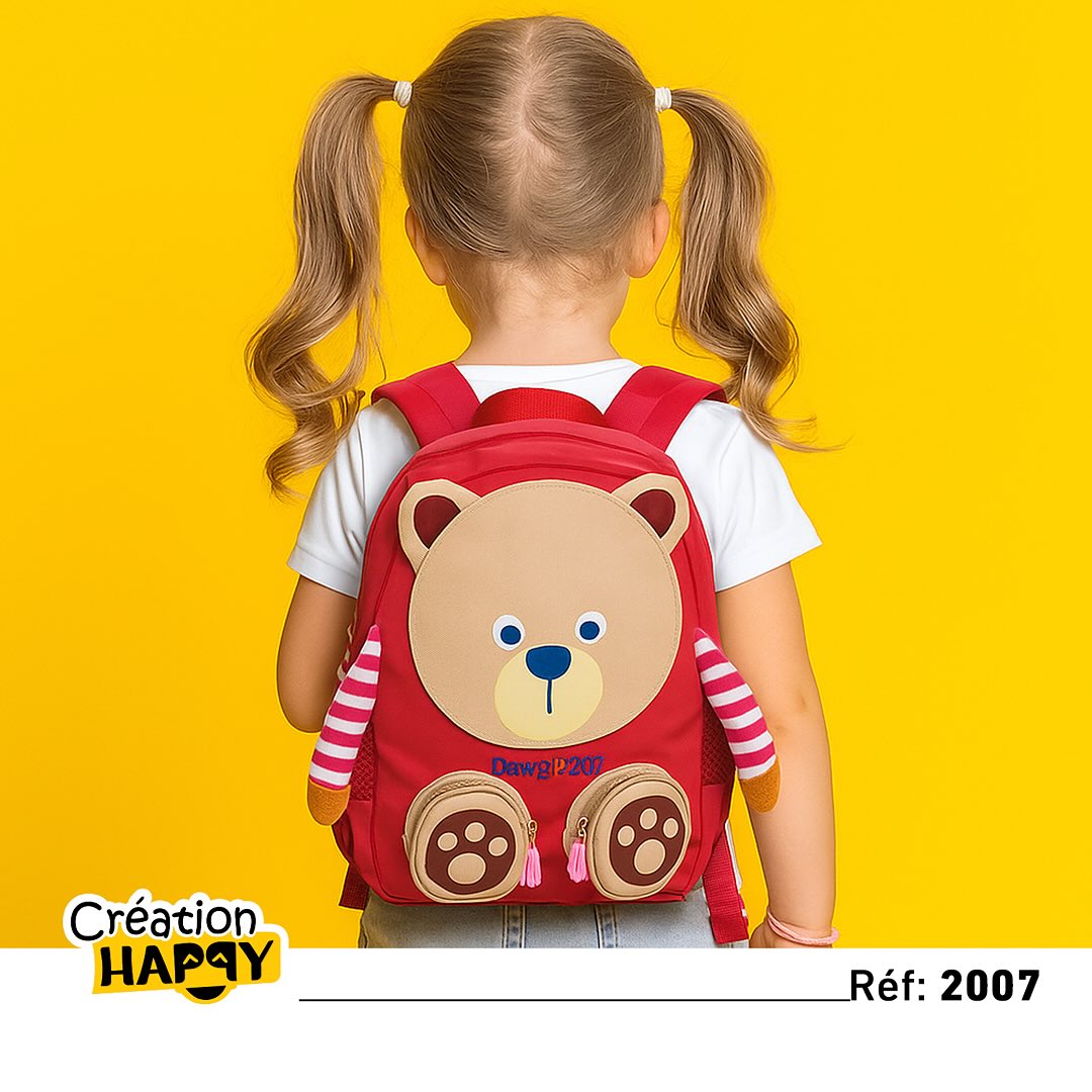 Sac à dos Mignon pour Enfants Paw Paw – Rouge – محفظة أطفال صغيرة